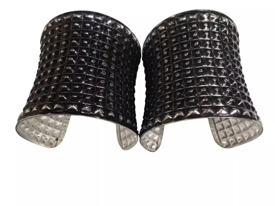 Women Brass Oxidised Side Openable Bracelet Bangles Rajasthani By Kalra Creations