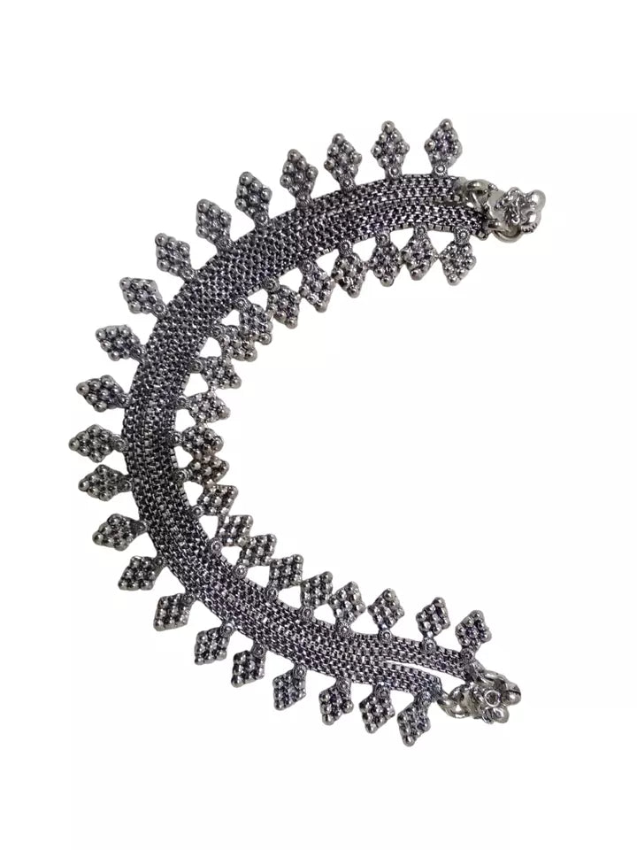 Indian Women Brass Oxidised Girls Payal Pajeb Fashion Anklets By Kalra Creations