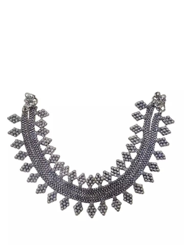 Indian Women Brass Oxidised Girls Payal Pajeb Fashion Anklets By Kalra Creations