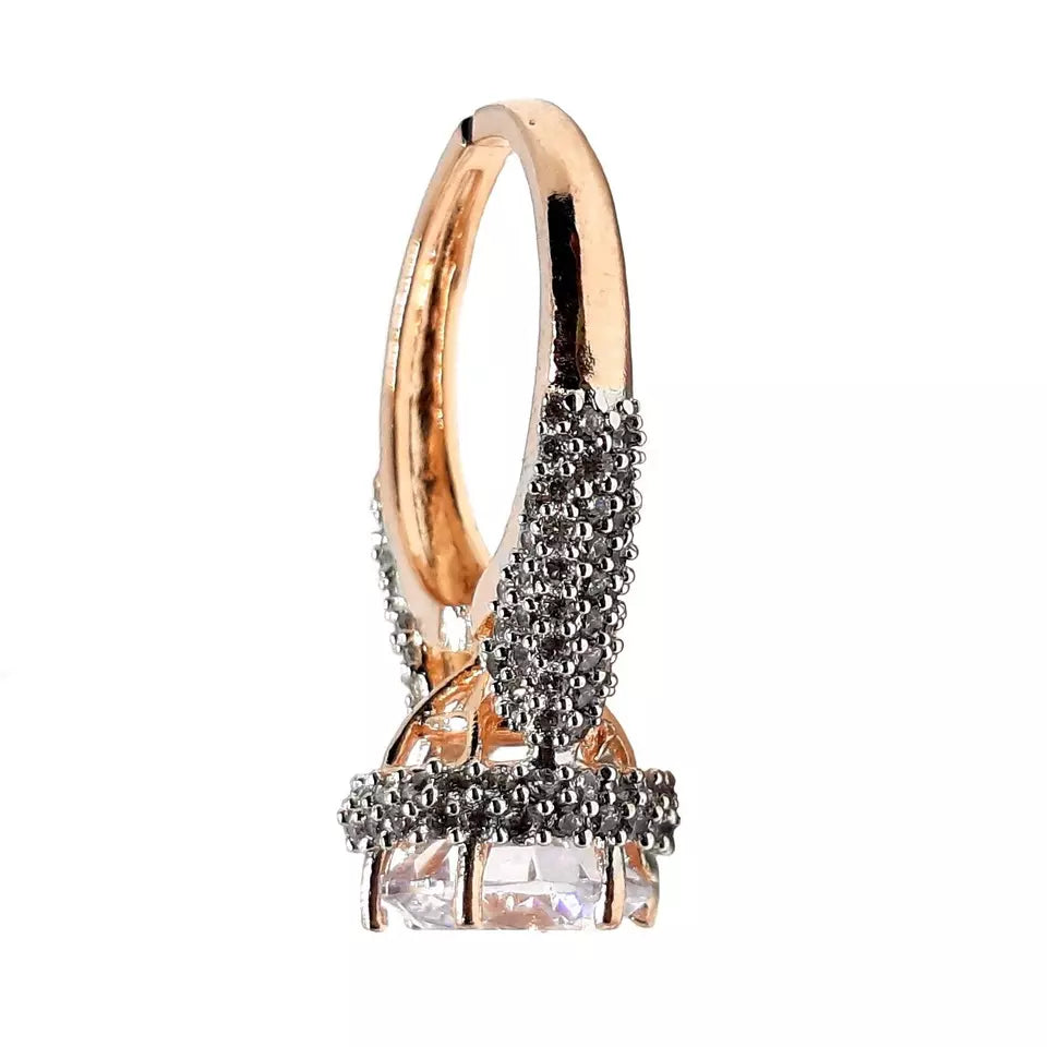 Women Rose Gold Plated Ring Amazing Handmade Wedding Ring Copper Engagement Ring By Kalra Creations