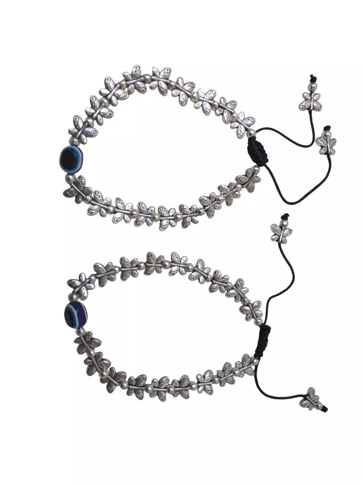 Indian Women Anklets Brass Girls Payal Pajeb Fashion Oxidised Traditional By Kalra Creations