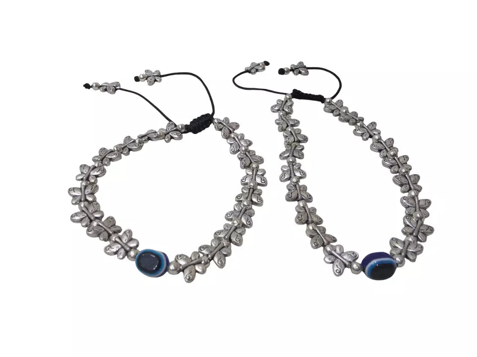 Indian Women Anklets Brass Girls Payal Pajeb Fashion Oxidised Traditional By Kalra Creations