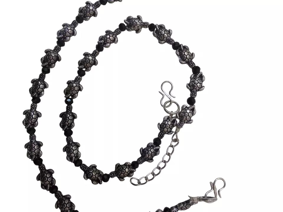 Indian Women Brass Silver Oxidised Girls Payal Pajeb Fashion Anklets Traditional By Kalra Creations