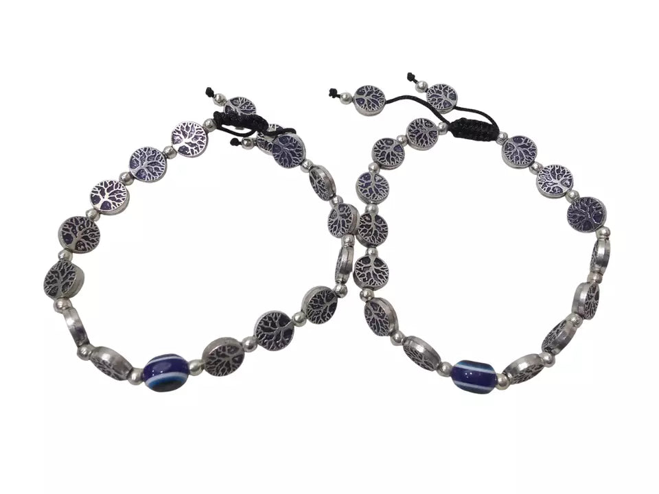 Indian Women Girls Payal Pajeb Fashion Anklets Traditional Brass Silver Oxidised By Kalra Creations