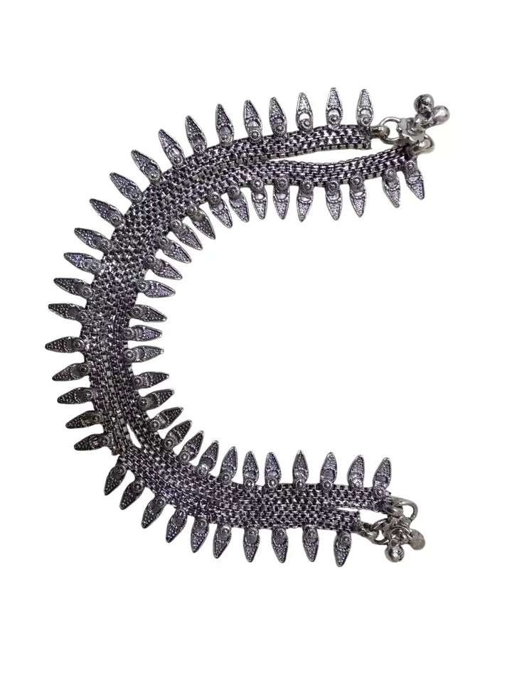 Women Brass Oxidised Girls Payal Pajeb Fashion Anklets Traditional Indian By Kalra Creations