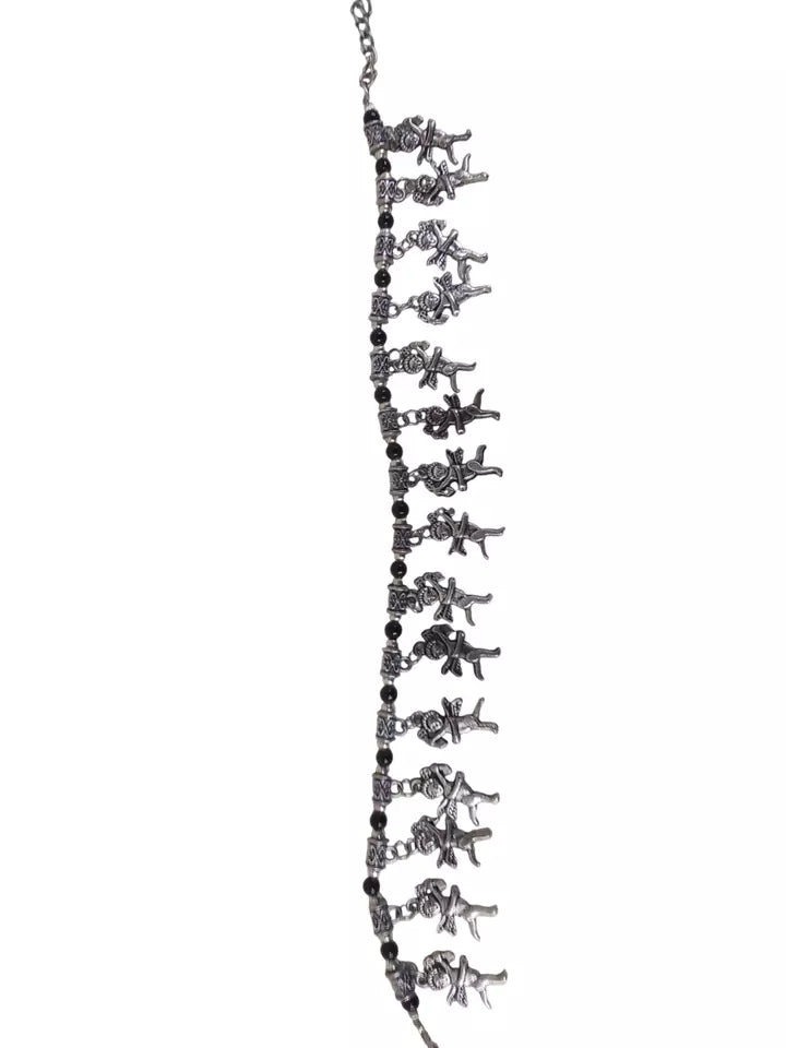 Women Brass Oxidised Girls Payal Pajeb Fashion Anklets Indian By Kalra Creations