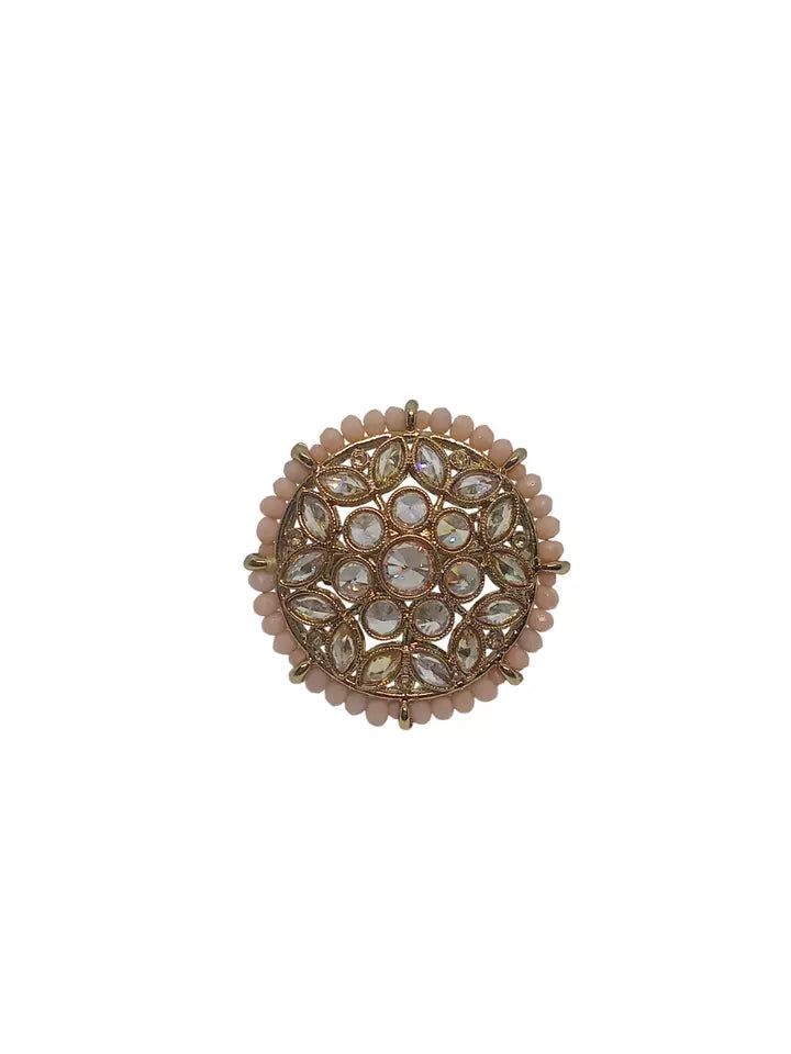 Style Speaks India Polki Adjustable Kundan Rings for Women Bollywood By Kalra Creations