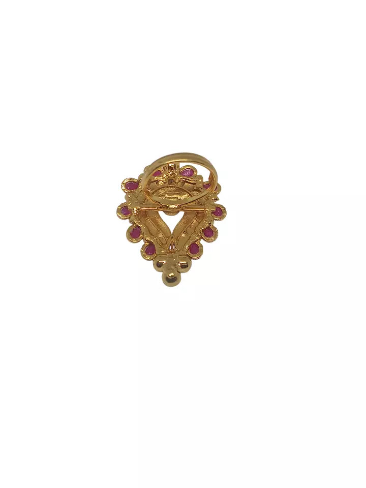Style Speaks India Polki Adjustable Kundan Rings for Women Bollywood By Kalra Creations