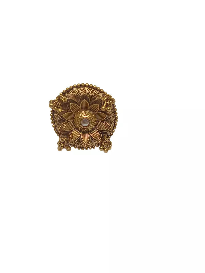 Style Speaks India Polki Adjustable Kundan Rings for Women Bollywood By Kalra Creations
