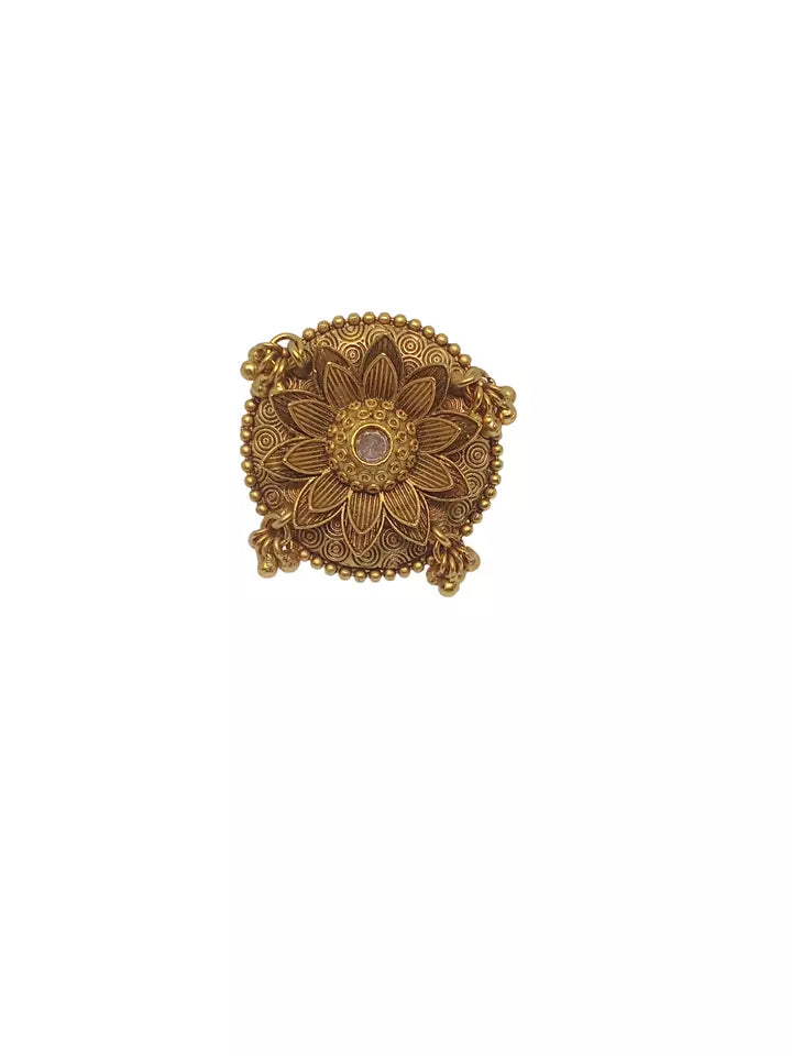 Style Speaks India Polki Adjustable Kundan Rings for Women Bollywood By Kalra Creations