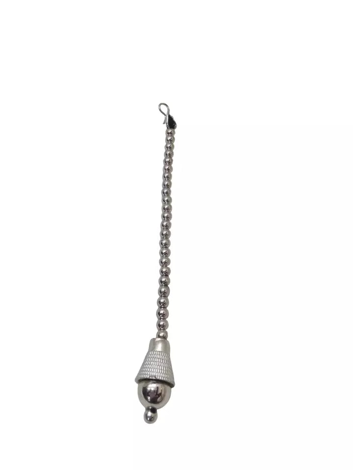 Women Silver Oxidised Necklace With Earrings Pendant Clip On Nose Pin Combo Set By Kalra Creations