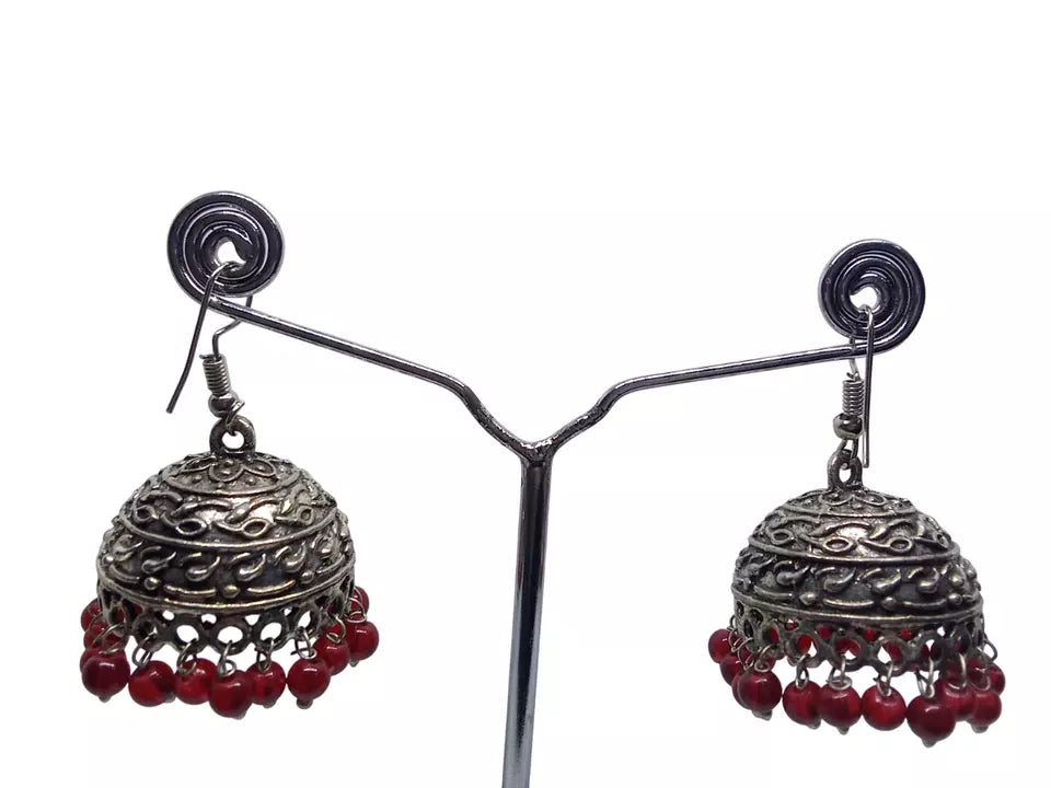 Women Earrings Brass Jewelry Indian Bollywood Style Bridal Brass Earrings By Kalra Creations