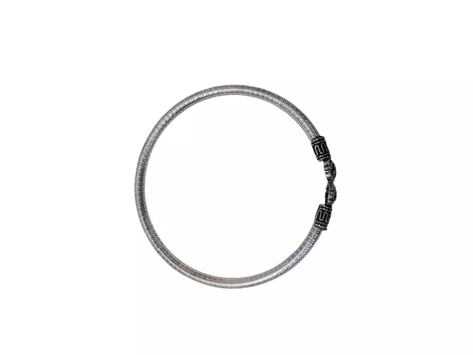 Women Brass Oxidized side openable Bracelet Bangles Brass By Kalra Creations