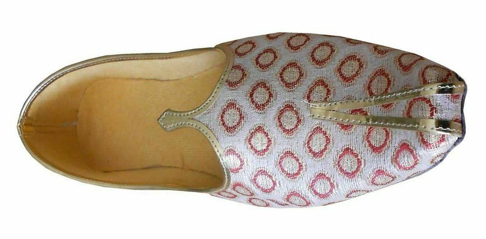 By Kalra Creations Men Shoes Indian Wedding Handmade Leather Mojaries Indian Jutties Flip-Flops Flat US 16