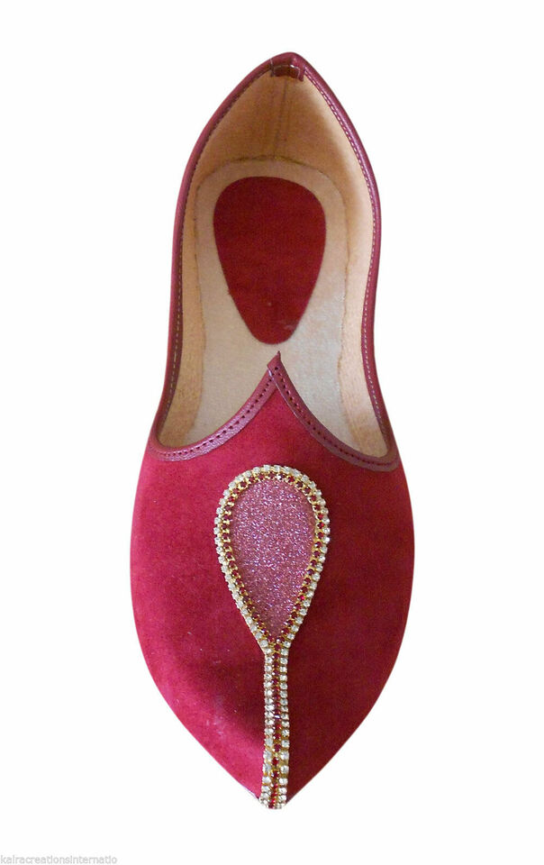 By Kalra Creations Men Shoes Indian Groom Mojaries Indian Handmade Jutties Designer Flip-Flops Flat US 12