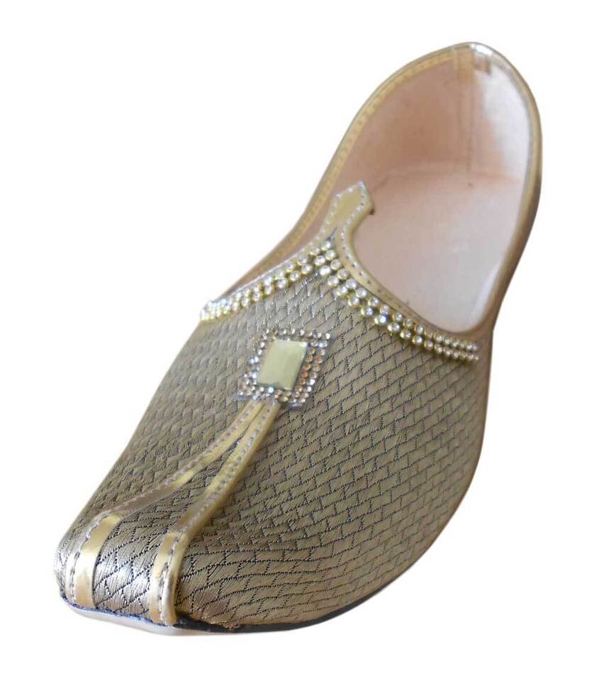 By Kalra Creations Men Shoes Traditional Sherwani Wedding Jutties Groom Leather Mojaries Khussa Flip-Flops Flat US 6-11