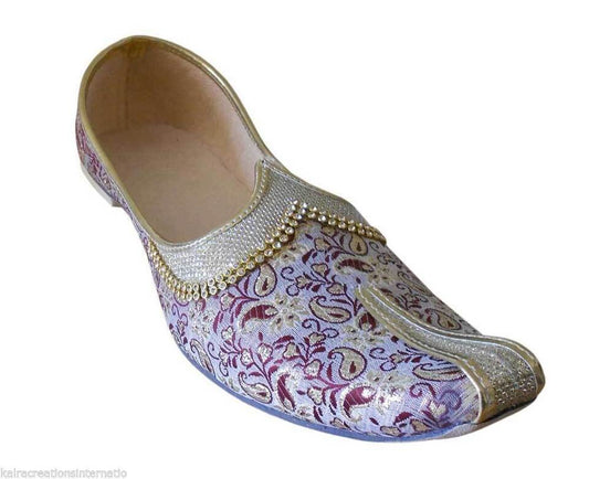 Men Shoes Traditional Sherwani Jutties Wedding Mojaries Loafers & Slip Ons Flip-Flops Flat US 6/7