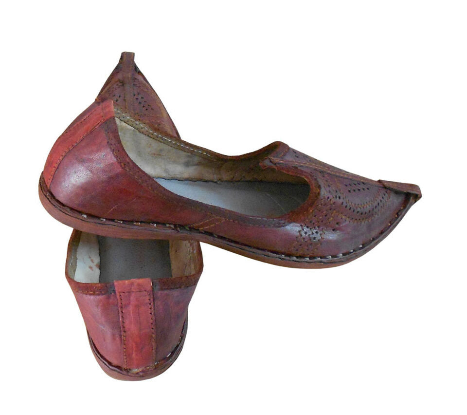 By Kalra Creations Men Shoes Handmade Casual Leather Indian Mojaries Loafers & Slip Ons Jutties Flip Flops Flat US 8