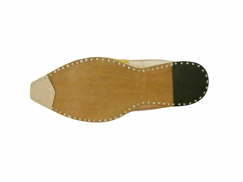 By Kalra Creations Men Shoes Indian Traditional Khussa Casual Leather Mojaries Handmade Oxfords Jutties Flip-Flop US 8.5