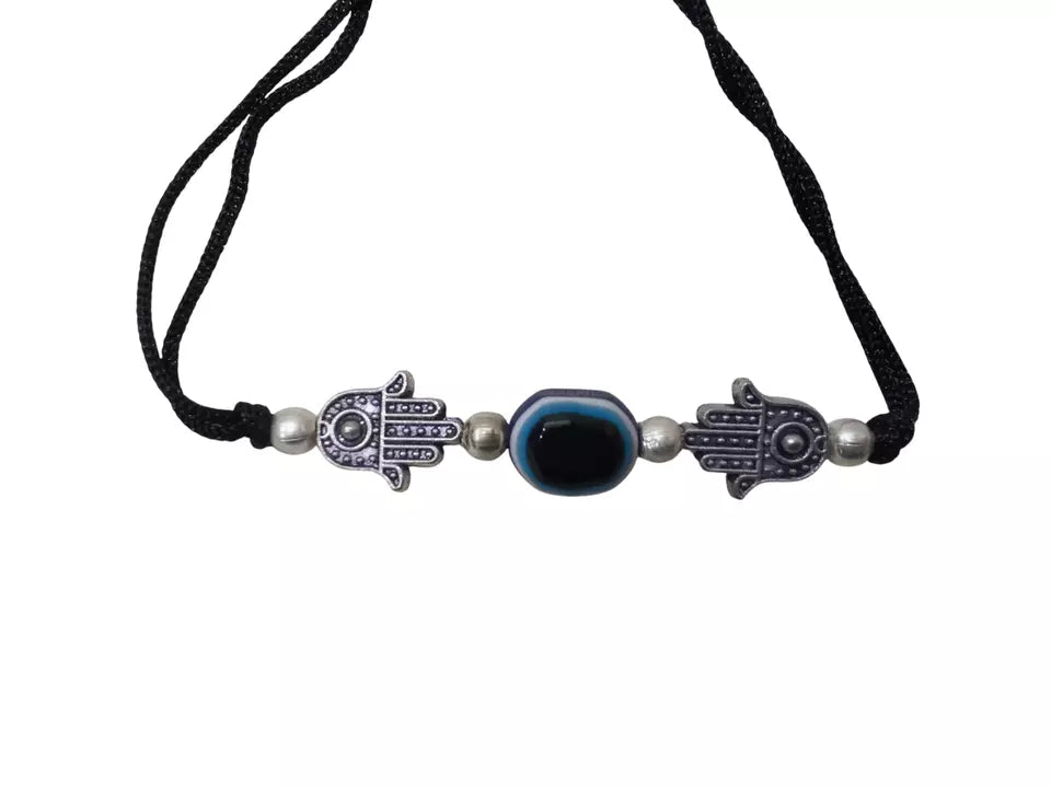 Women Bracelet Beads Evil Eye Adjustable Handmade Bracelet Girls Threads By Kalra Creations