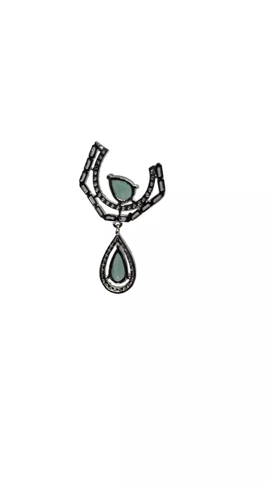 Indian Women Bollywood Style Bridal Jewelry CZ Earring AD Earrings Diamond By Kalra Creations