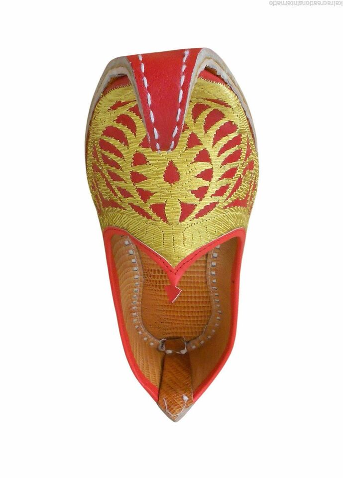 Men Shoes Vintage Aladdin Khussa Mojaries Indian Loafers & Slip Ons Flip-Flops Flat US 8.5-13