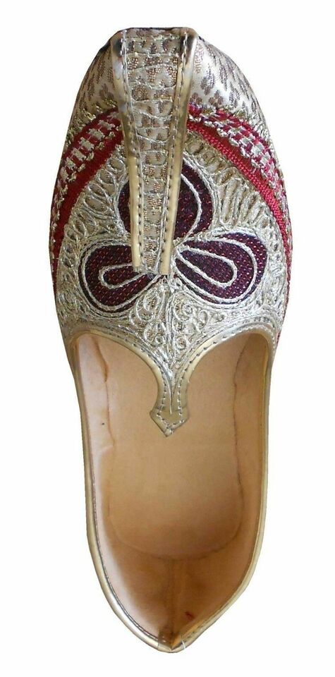 By Kalra Creations Men Shoes Indian Handmade Mojaries Sherwani Jutties Groom Khussa Loafers & Slip Ons Flip-Flops Flat US 6-12