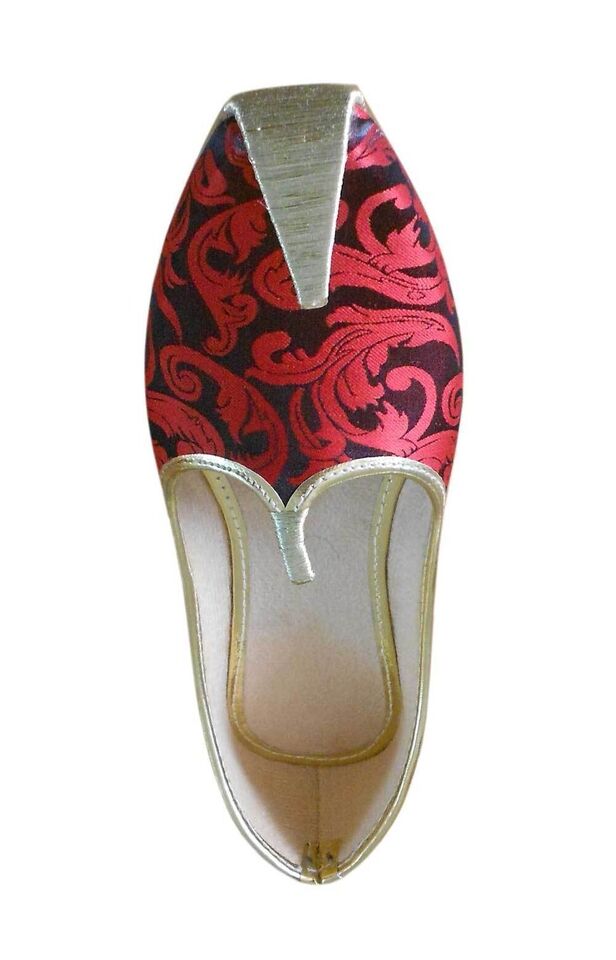 By Kalra Creations Men Shoes Indian Punjabi Khussa Handmade Mojaries Loafers & Slip Ons Jutties Flip-Flops Flat US 6-11