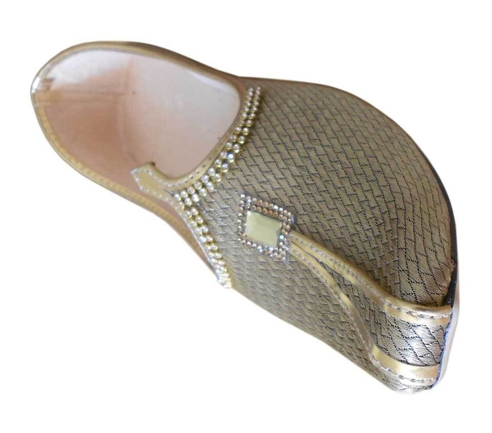 By Kalra Creations Men Shoes Traditional Sherwani Wedding Jutties Groom Leather Mojaries Khussa Flip-Flops Flat US 6-11