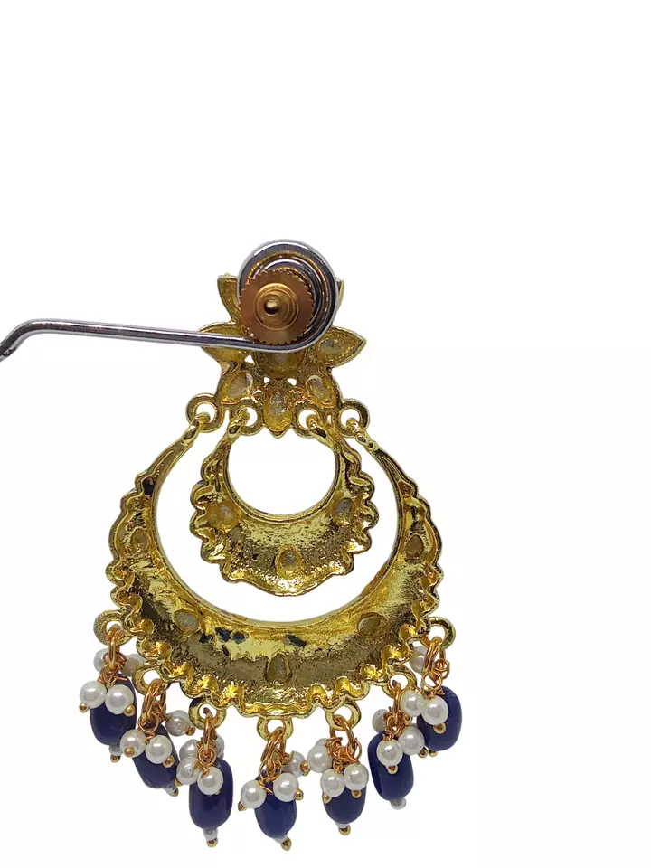 Women Earrings Indian Bollywood Rose Gold Plated Valentine's Day Gift By Kalra Creations