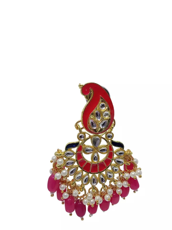 Women Earrings Indian Bollywood Gold Plated Valentine's Day Gift By Kalra Creations