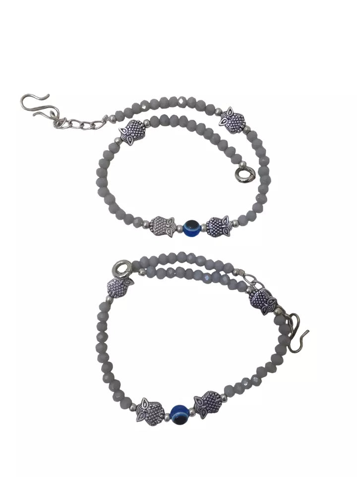 Indian Women Brass Oxidised Girls Payal Pajeb Fashion Anklets Traditional By Kalra Creations