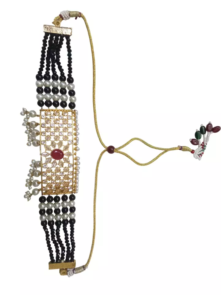 Gold Plated Women Wedding Jewellery Necklace Set Stylish Choker Girls Pendant By Kalra Creations