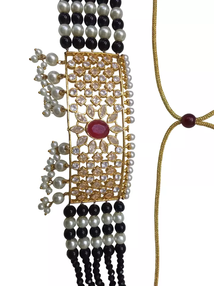 Gold Plated Women Wedding Jewellery Necklace Set Stylish Choker Girls Pendant By Kalra Creations