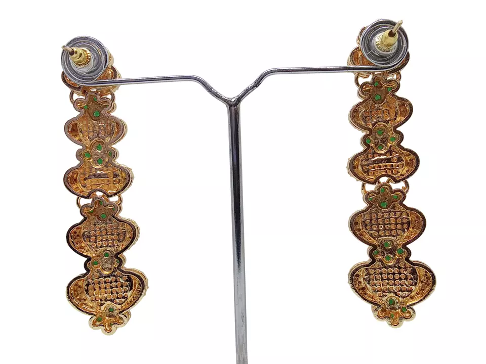 Women Earrings Indian Bollywood Gold Plated Valentine's Day Gift By Kalra Creations