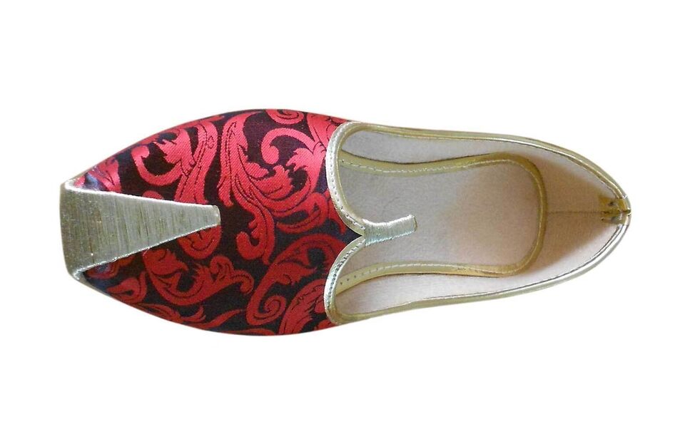 By Kalra Creations Men Shoes Indian Punjabi Khussa Handmade Mojaries Loafers & Slip Ons Jutties Flip-Flops Flat US 6-11