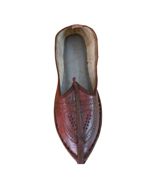 Men Shoes Handmade Casual Leather Indian Mojaries Loafers & Slip Ons Jutties Flip Flops Flat US 8