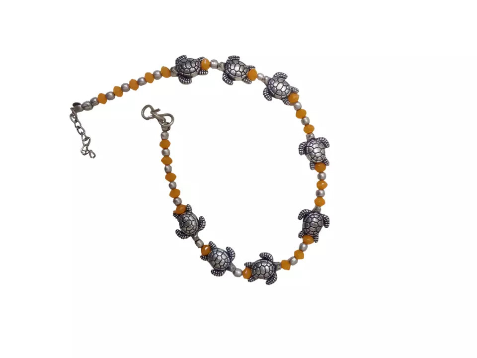 Women Brass Oxidised Pajeb Fashion Anklets Indian Traditional Girls Payal By Kalra Creations