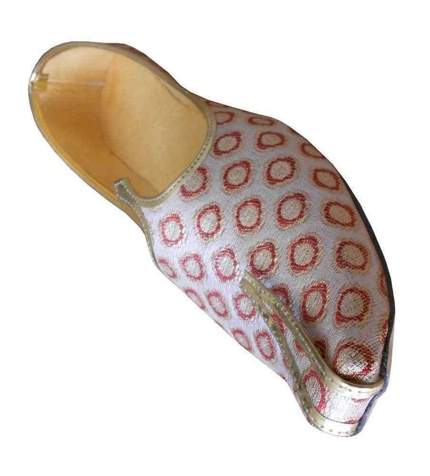By Kalra Creations Men Shoes Indian Wedding Handmade Leather Mojaries Indian Jutties Flip-Flops Flat US 16