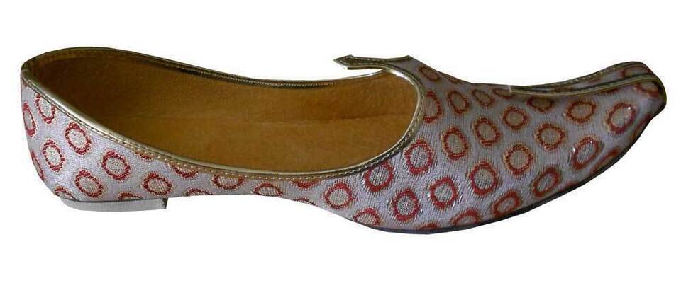 By Kalra Creations Men Shoes Indian Wedding Handmade Leather Mojaries Indian Jutties Flip-Flops Flat US 16