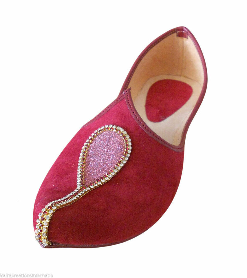 By Kalra Creations Men Shoes Indian Groom Mojaries Indian Handmade Jutties Designer Flip-Flops Flat US 12