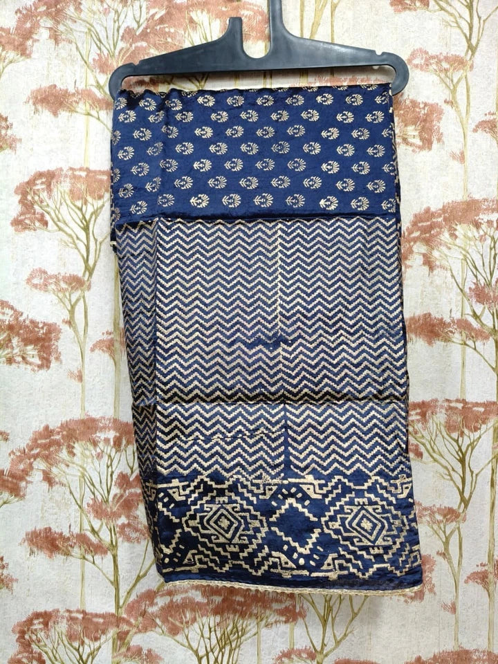 Wedding Multicolor Dupatta for Women Phulkari Bridal Silk