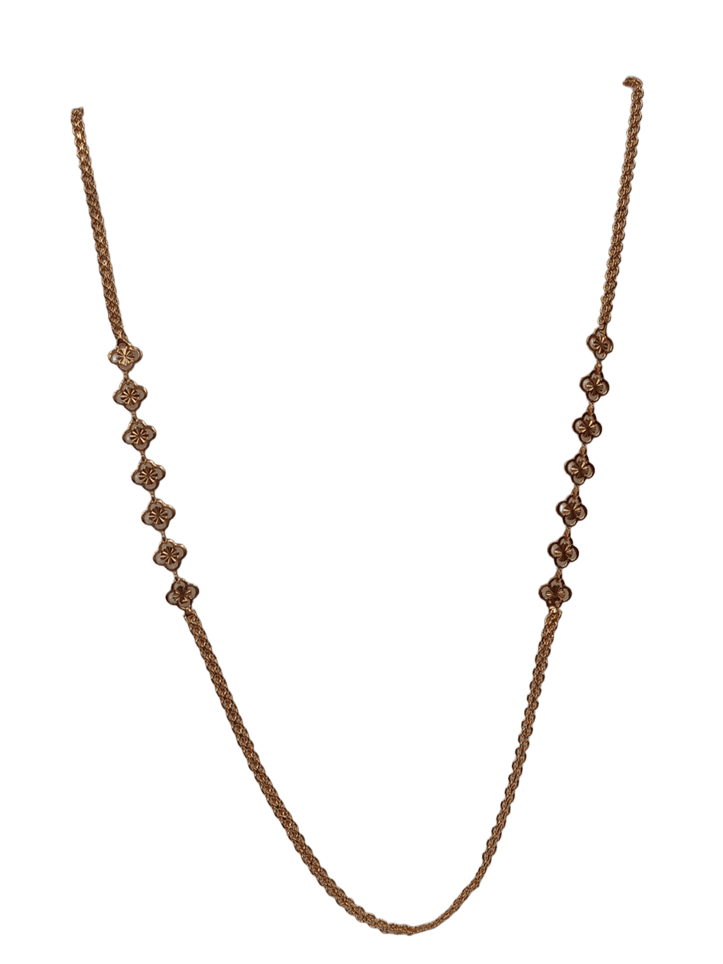 Gold Plated Women Wedding Jewellery Necklace Stylish Girls Necklace Chain