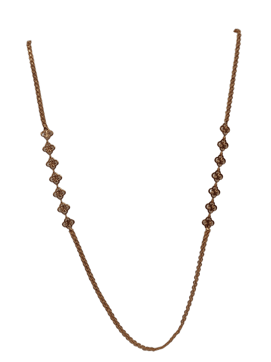 Gold Plated Women Wedding Jewellery Necklace Stylish Girls Necklace Chain