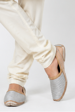 Camel Leather Shoes for Men Mojari