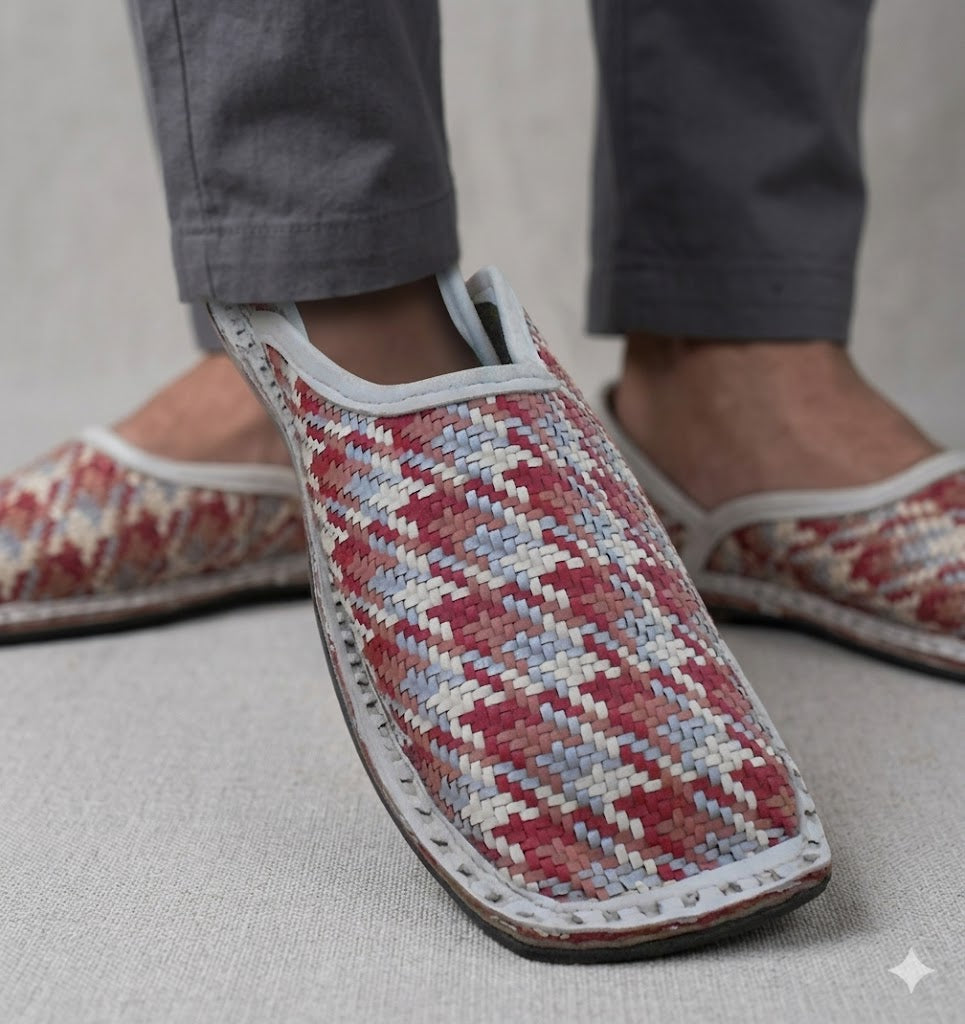 Handmade Shoes for Men Multi-Color Mojari