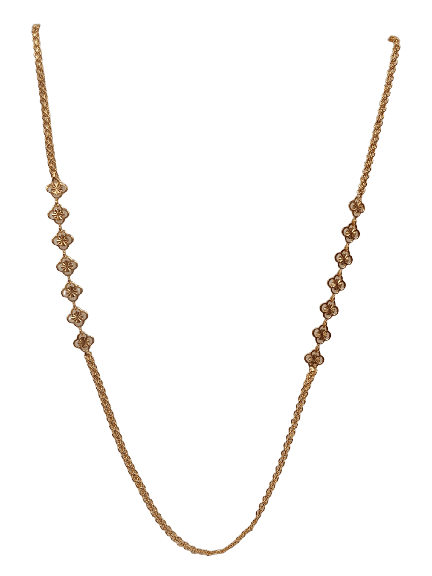 Gold Plated Women Wedding Jewellery Necklace Stylish Girls Necklace Chain