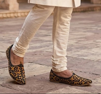 Indian Men Shoes Sherwani Loafers Groom Brown Jutties