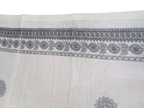 Women Long Dupatta Stole Silk Handmade Kalamkari Dupatta