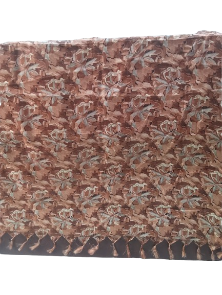 Women Long Dupatta Stole Silk Handmade Kalamkari Dupatta